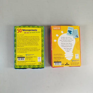moses. Kartenset - Naturexperimente & Tierrätsel