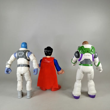 Mattel Actionfiguren Set von 3 - Buzz Lightyear & Superman