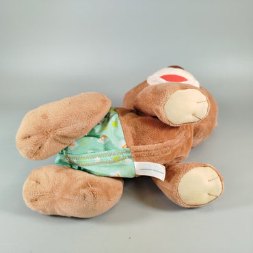 Plüschbär mit Krabbelpose und Marienkäfer - Set von 1