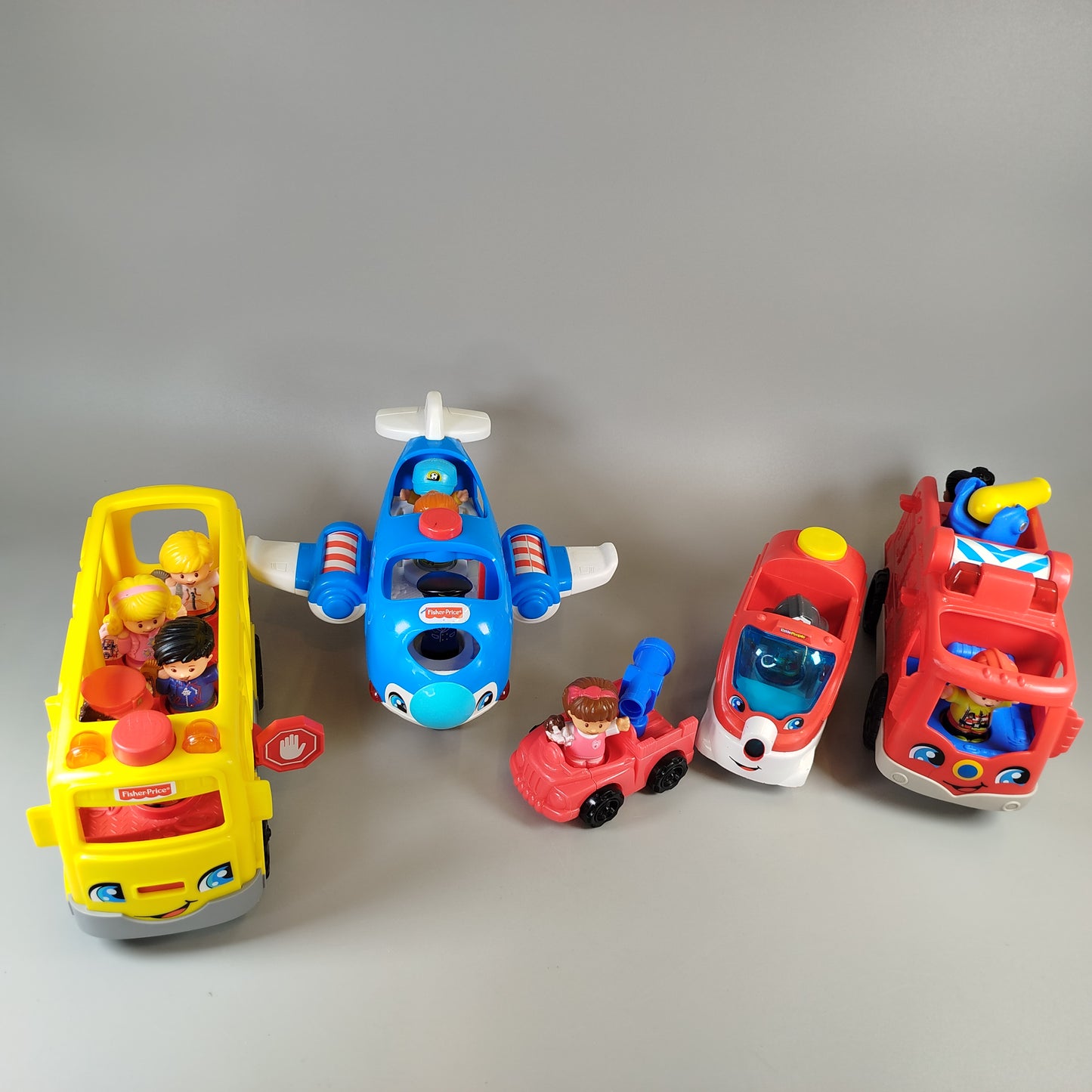 Fisher-Price Little People Fahrzeugset – Set von Spielfahrzeugen