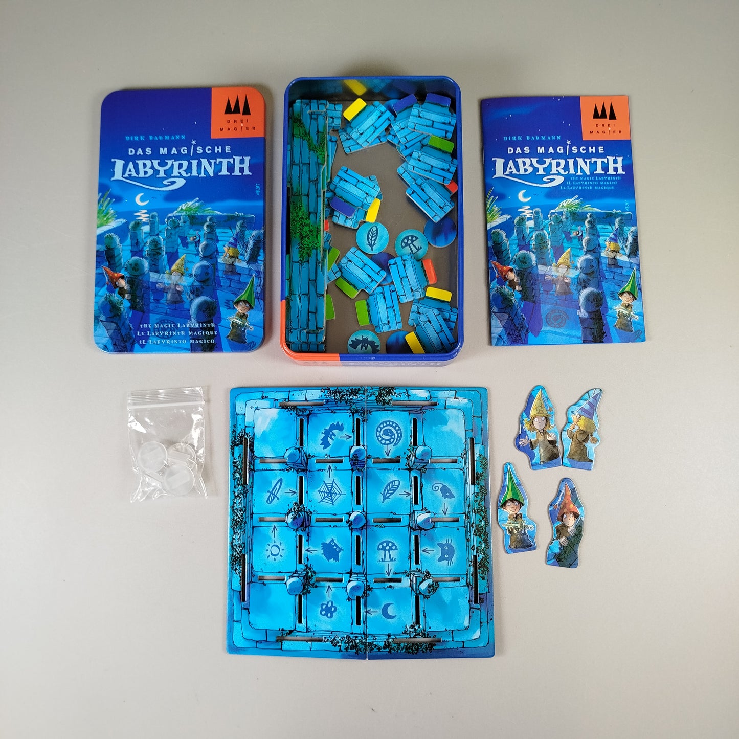 Brettspiel-Set – BLOXX!, Qwirkle Mini, Magisches Labyrinth