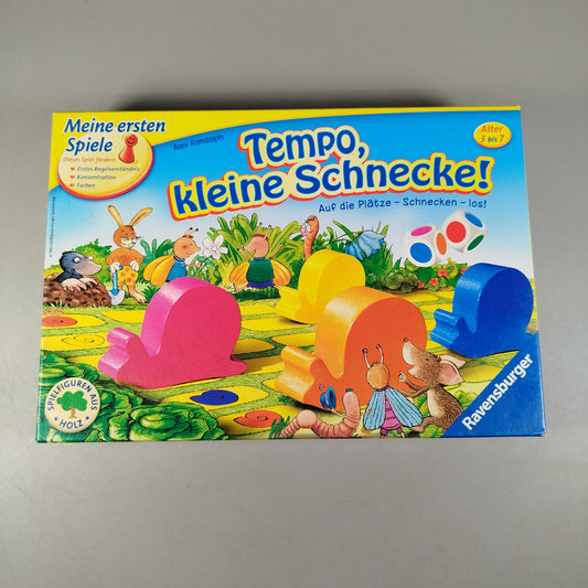 Ravensburger Tempo kleine Schnecke Brettspiel, gebraucht, ab 3 Jahre