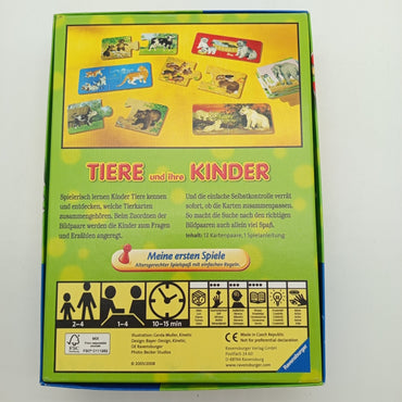Ravensburger Lernspiel – Tiere und ihre Kinder Zuordnungsspiel