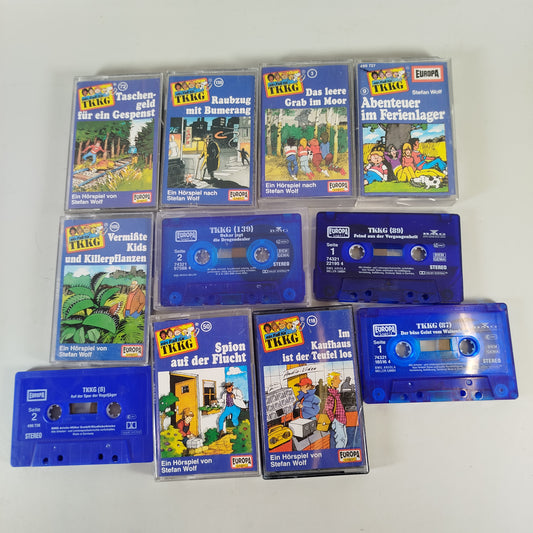Europa TKKG Hörspiel-Kassetten-Sammlung (10 Titel)