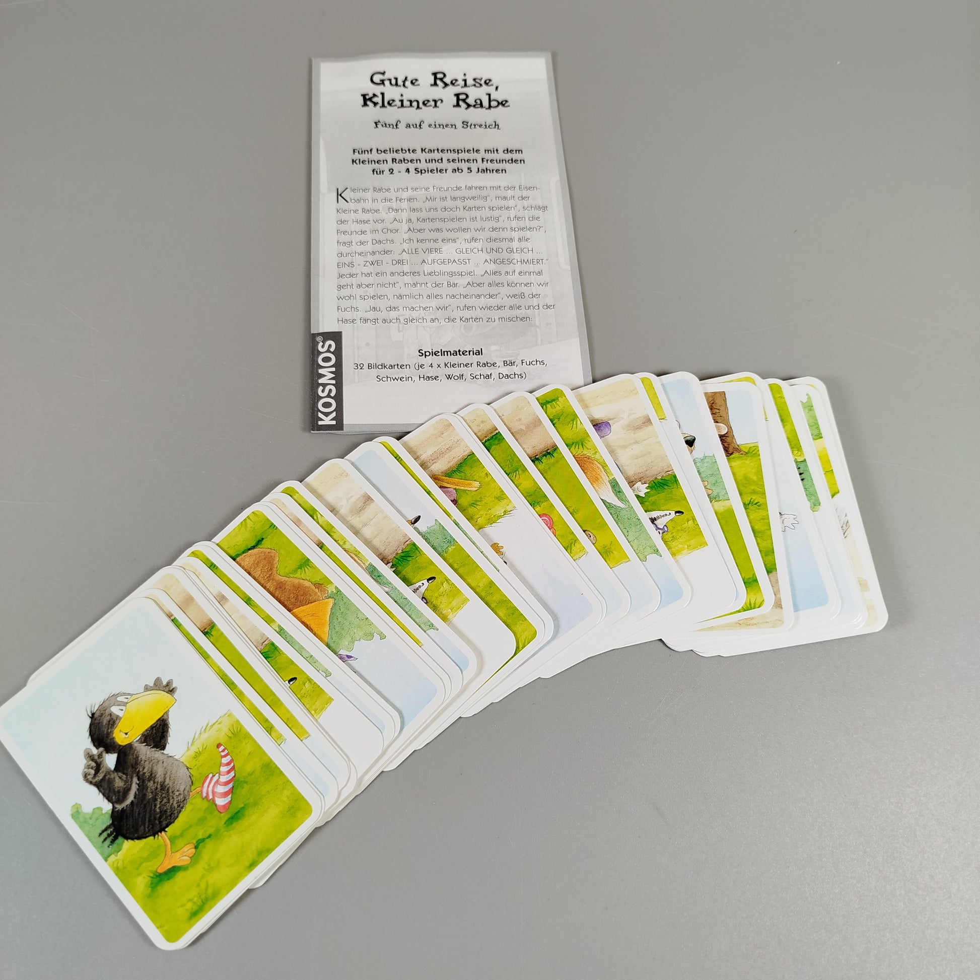 Kosmos Kartenspiele Set - Können Schweine fliegen?, Kleiner Rabe, neuwertig
