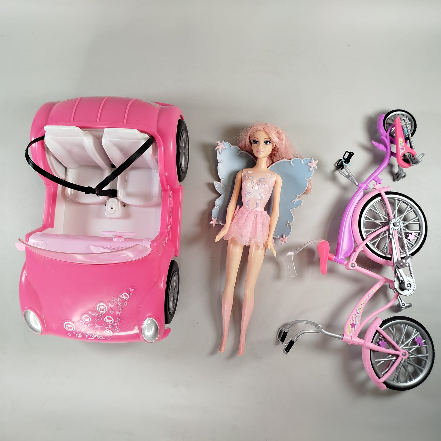 Steffi Love Steffi Love Feen-Puppen-Set mit Pferd, Cabrio & Fahrrad