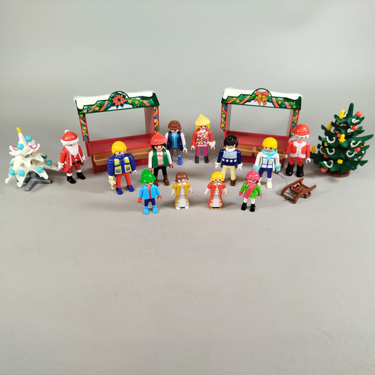 Playmobil Weihnachtsmarkt Set – 13 Figuren & Zubehör