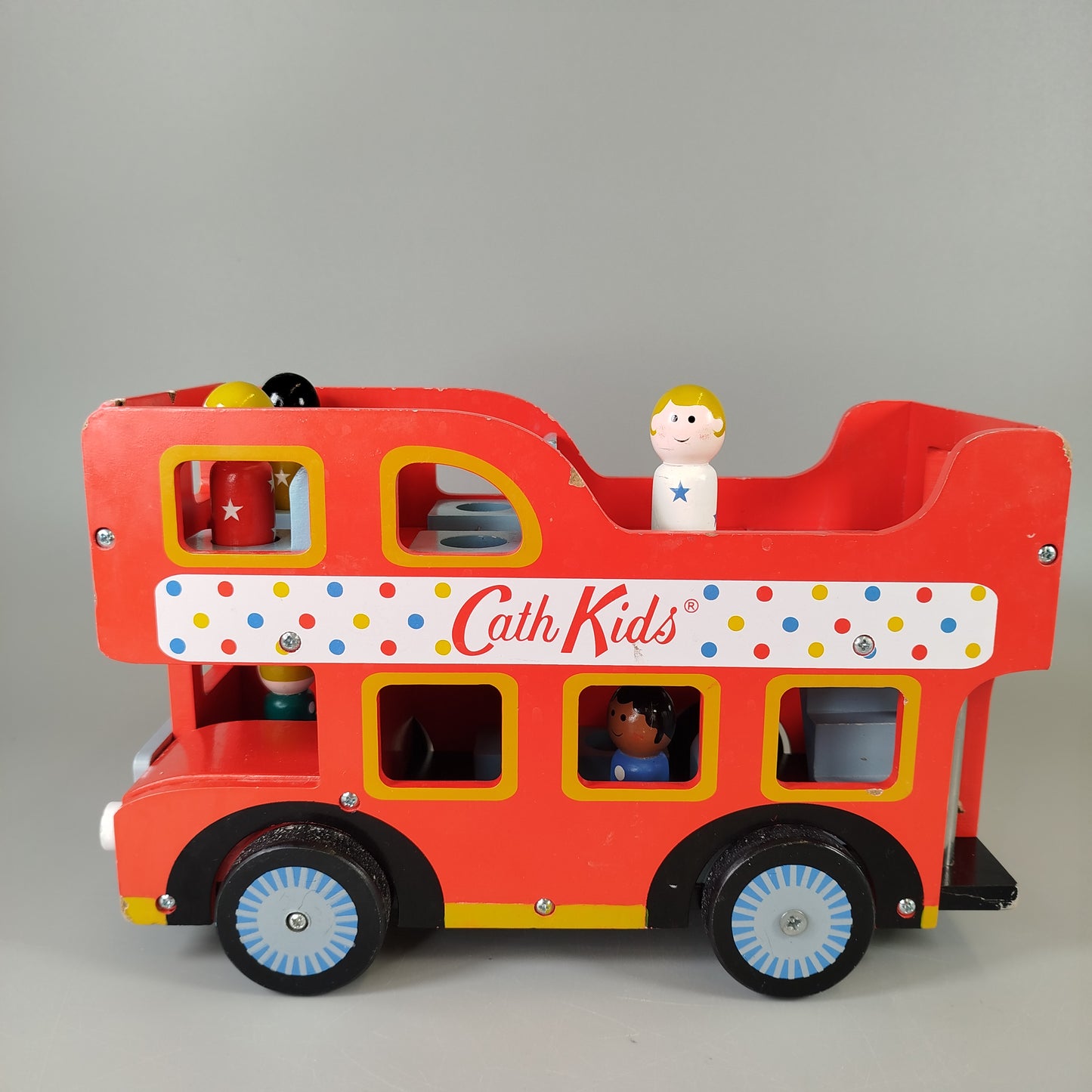 Cath Kids Holz-Doppeldeckerbus mit Spielfiguren