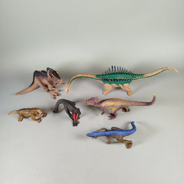 Schleich Dinosaurier Set von 6 Figuren – Urzeit Dinos, sehr gut