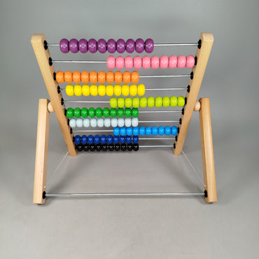 IKEA Holz Rechenrahmen Lernspielzeug Kinder Zahlen Farben