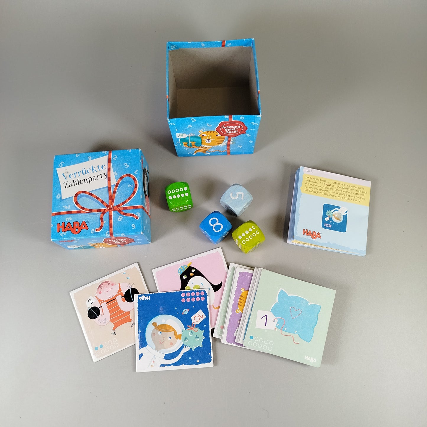 Ravensburger & HABA Brettspiel-Set – Fahrzeuge Memory & Zahlenparty
