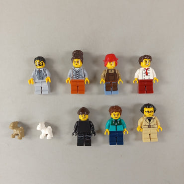 Bauset Haus mit Figuren