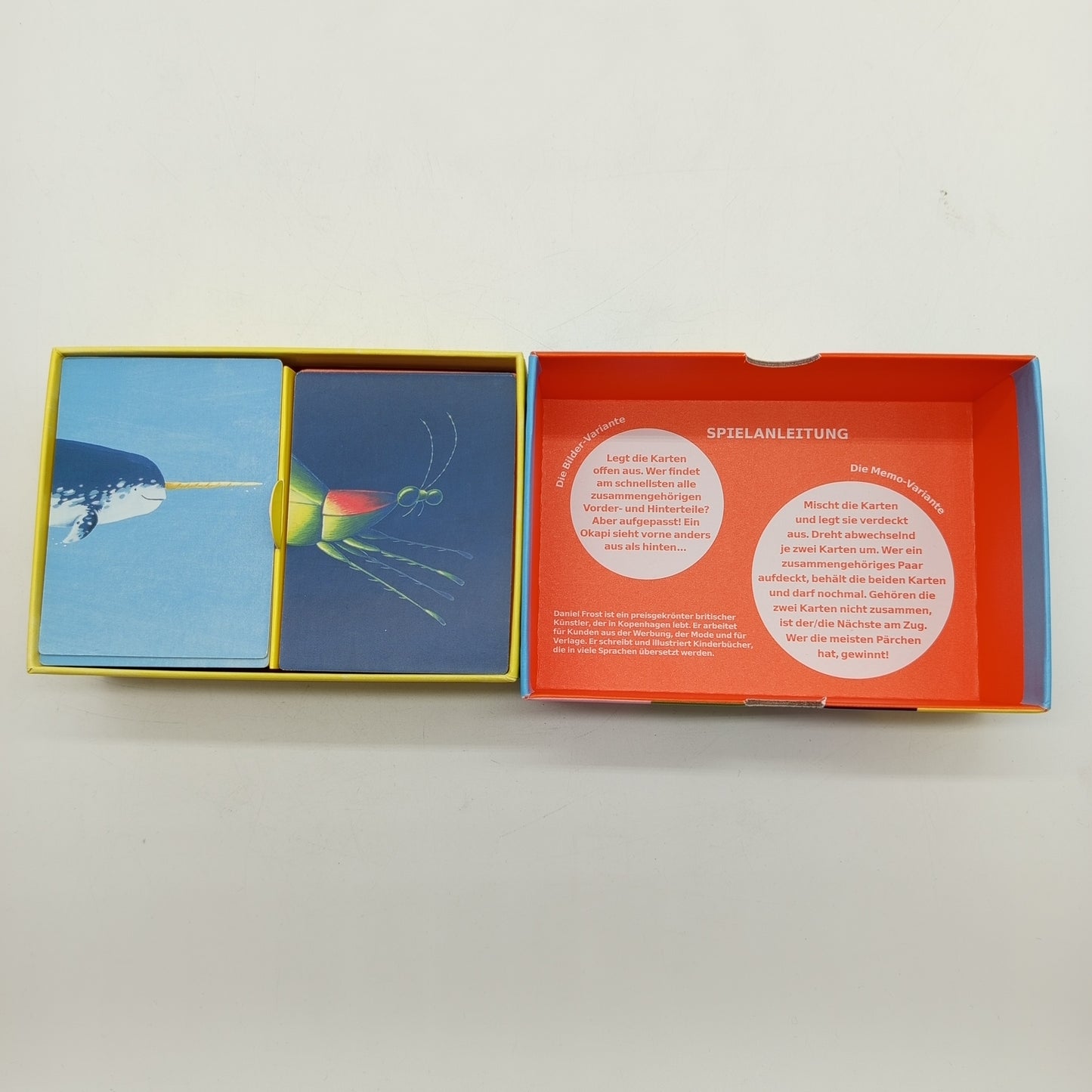 Wo ist mein Po? Tier-Memo Kartenspiel – Lernspiel für Kinder, OVP