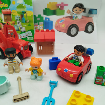 LEGO Duplo Bundle 10950 Traktor & Auto gebraucht ab 2 3 4 Jahre | ✅ geprüft