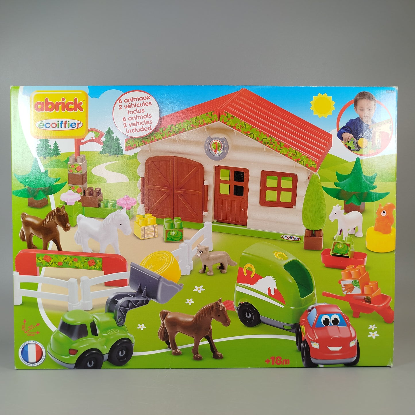 Abrick Écoiffier Spieleset - Bauernhof - 18M+