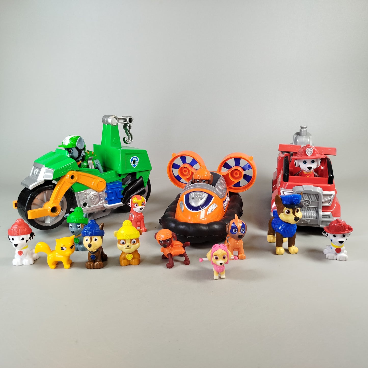 PAW Patrol Figuren & Fahrzeuge Set von 14, gebraucht