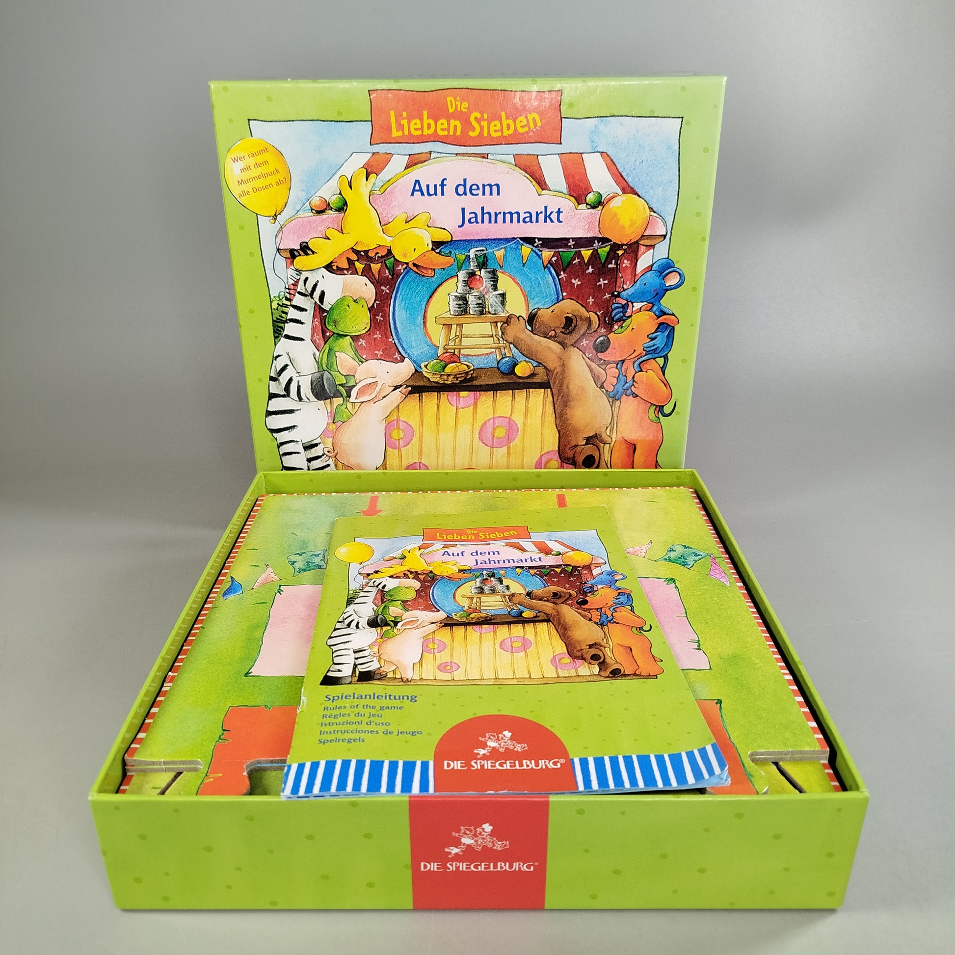 Die Spiegelburg Brettspiel – Die Lieben Sieben Auf dem Jahrmarkt, OVP