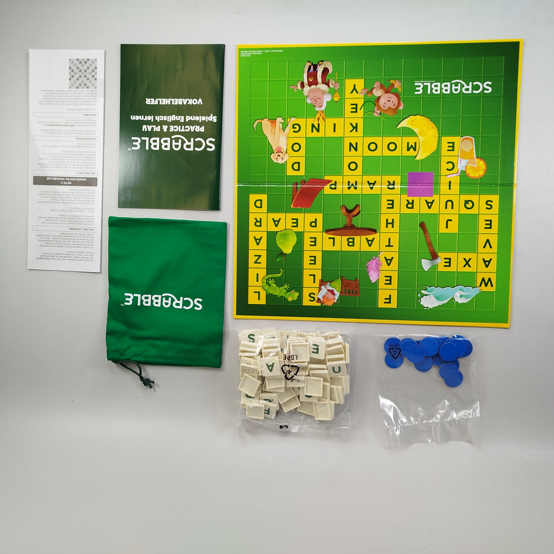 Mattel Scrabble Lernspiel - Englisch