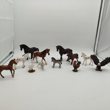 Schleich Tierfiguren Set - 12 Tiere, kein OVP