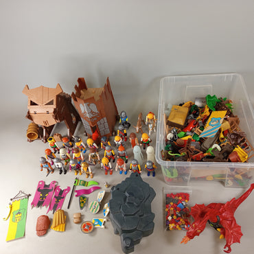 Bundle Playmobil 31x Ritter, Römer & Drachen Figuren, gebraucht, ab 6 Jahre