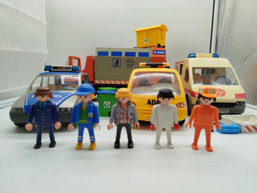 Bundle Playmobil Set von 4 Fahrzeuge, gebraucht, ab 3 Jahre