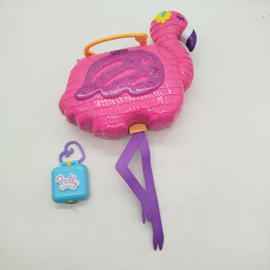 Polly Pocket Flamingo Party Spielset, gebraucht, ab 3 4 5 Jahre | ✅ geprüft