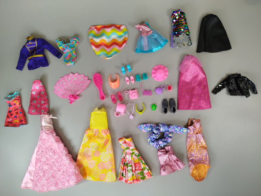 Mode- & Tier-Accessoire-Set mit Barbiekleidung, Paw Patrol