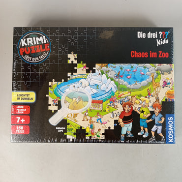 Kosmos Bundle drei ??? Kids 2x Puzzle, neuwertig, ab 6 7 8 Jahre | ✅ geprüft