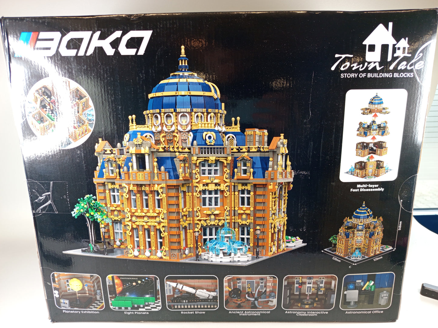 Baka Town Tale Bausteinset Astronomy Museum 33229, kompatibel mit LEGO, OVP