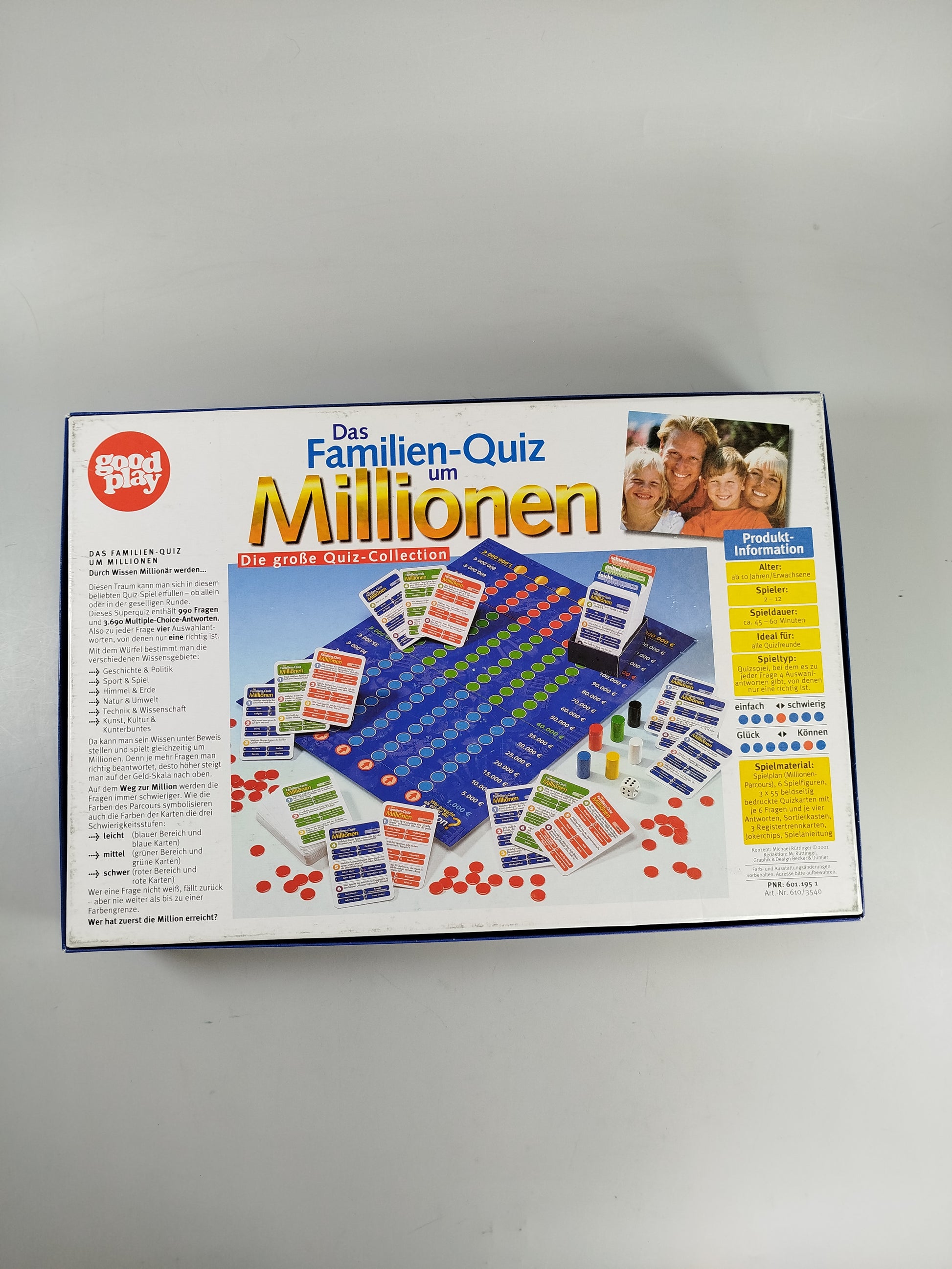 good play "Das Familien-Quiz um Millionen" – Brettspiel