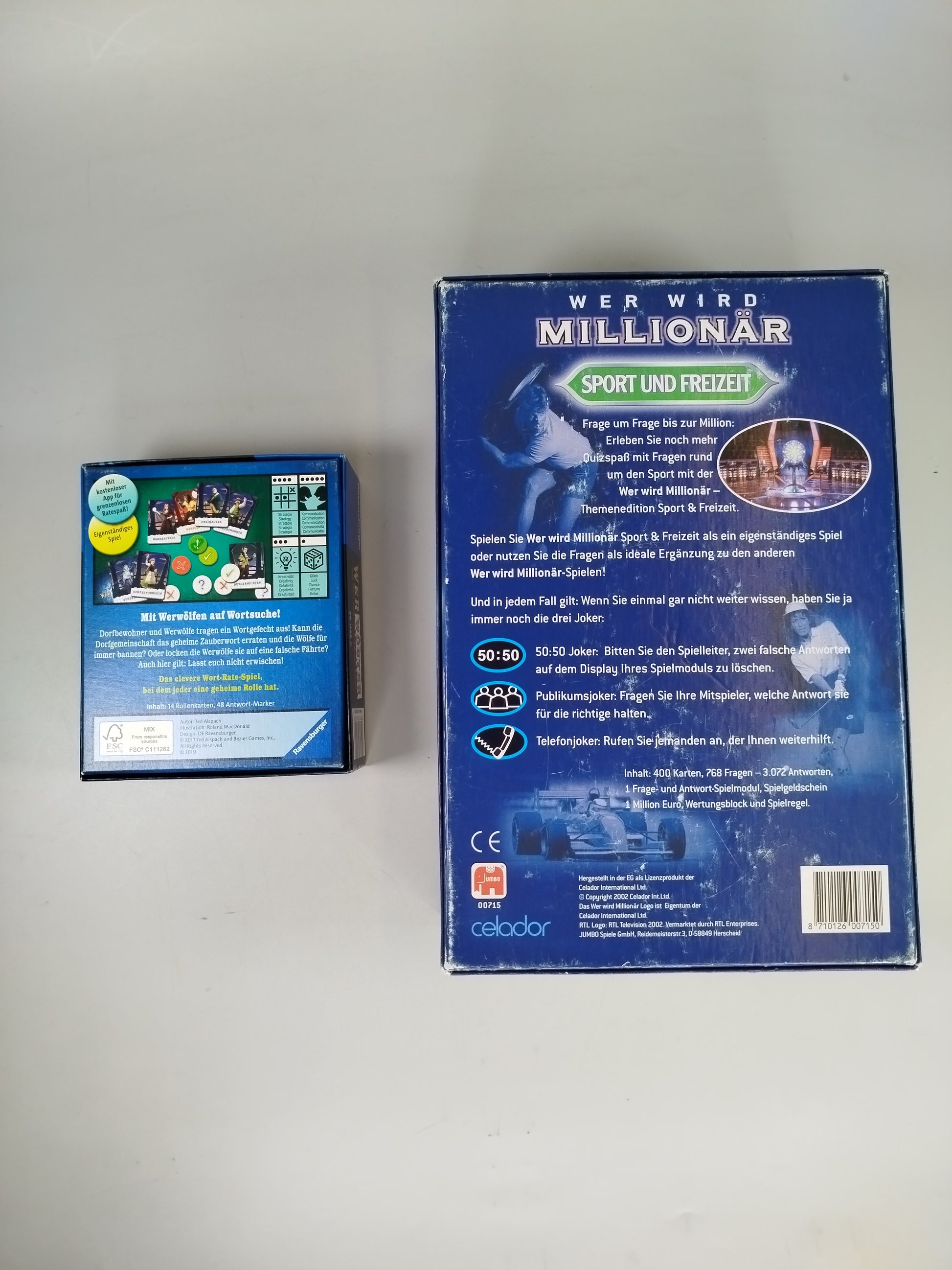 Brettspiel-Bundle – "Wer wird Millionär" & "WerWörter"