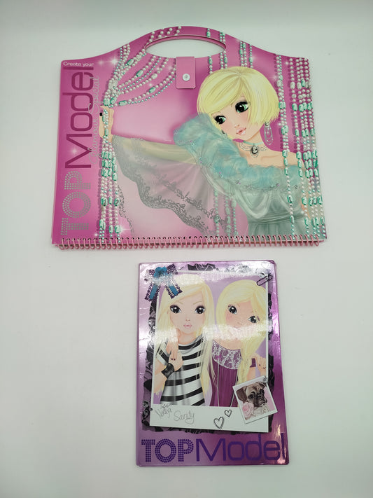 TOPModel Kreativbuch Set von 2 – Design & Mode, neuwertig
