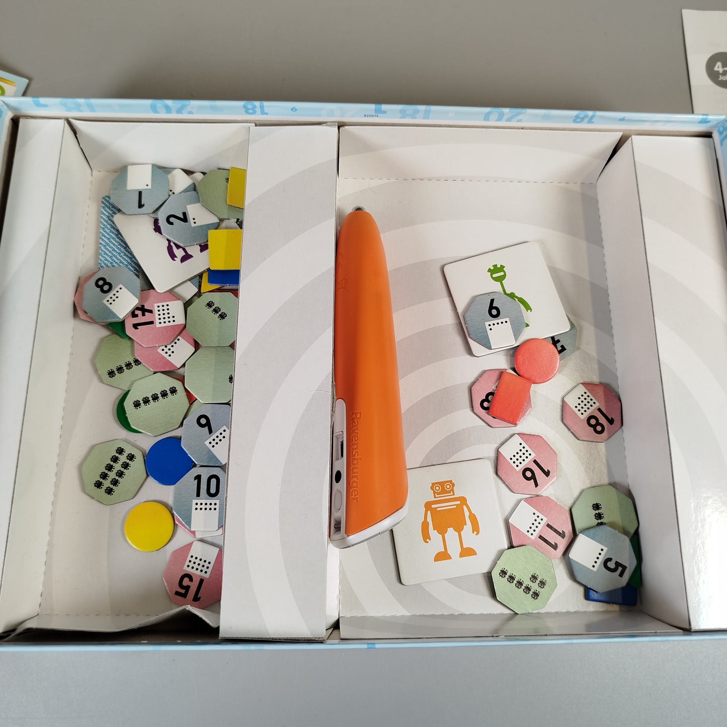 Ravensburger tiptoi Lernspiel – Hungriger Zahlen-Roboter, gebraucht
