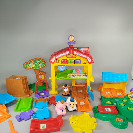 VTech Interaktives Tierspielset mit Figuren, Schienen & Zubehör