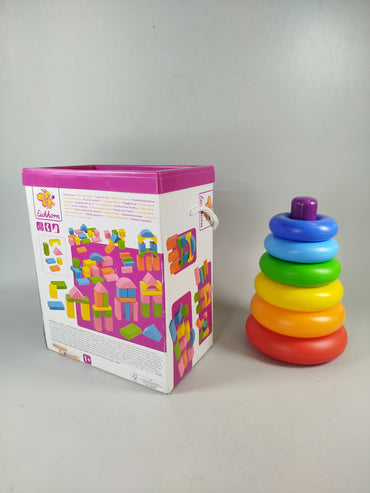 Stapelturm und Bauklötze - Set