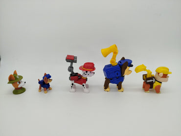 PAW Patrol Figuren Set von 3 Charakteren + 2 Sonderfiguren