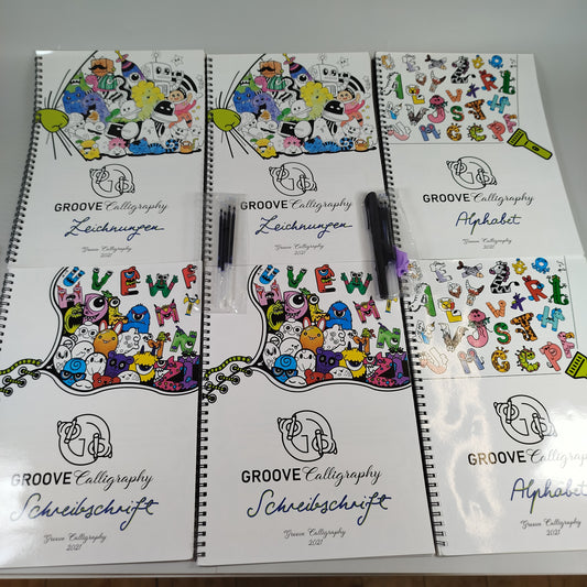 Groove Calligraphy Übungsbuch-Set