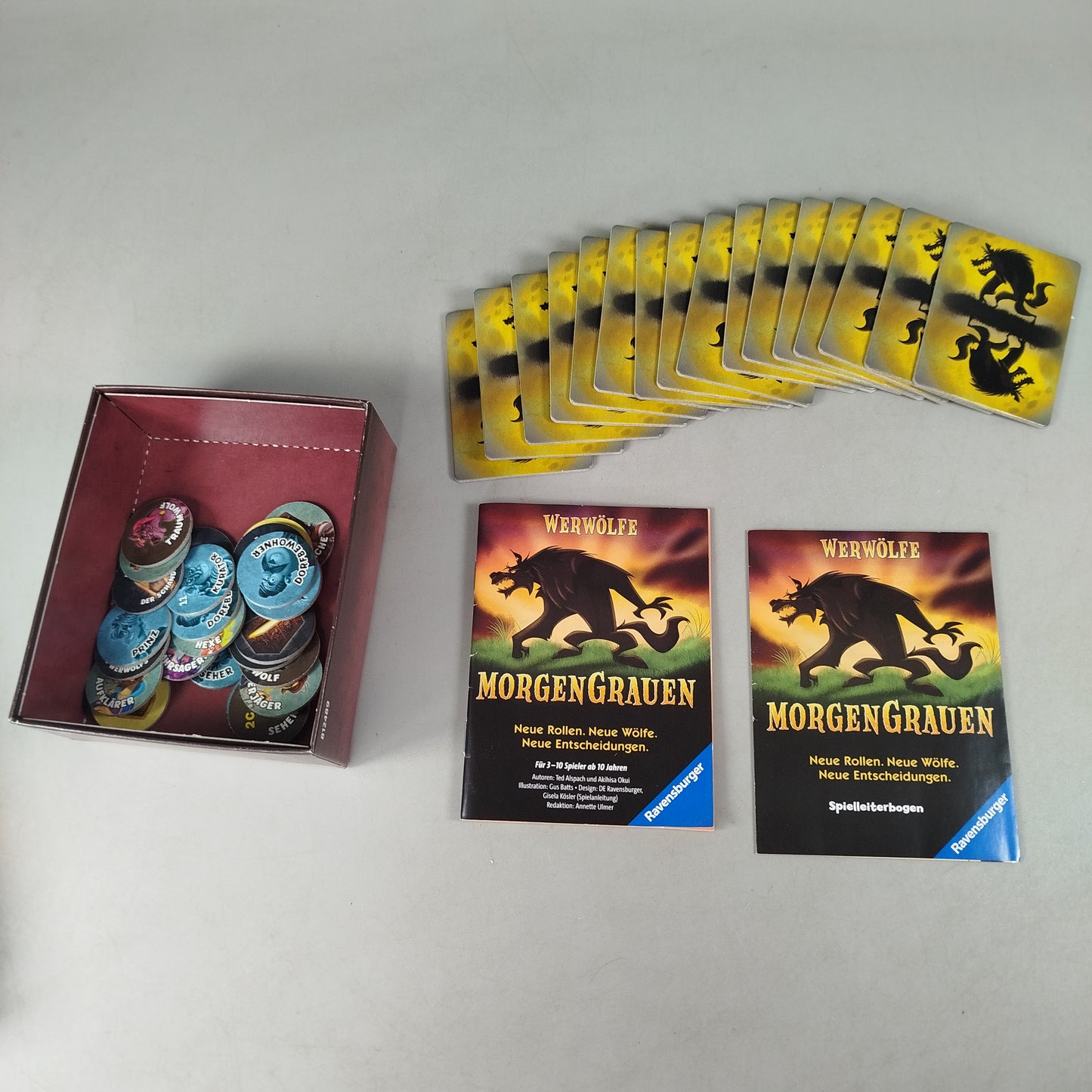Ravensburger Werwölfe MorgenGrauen 26729 Kartenspiel Neuwertig