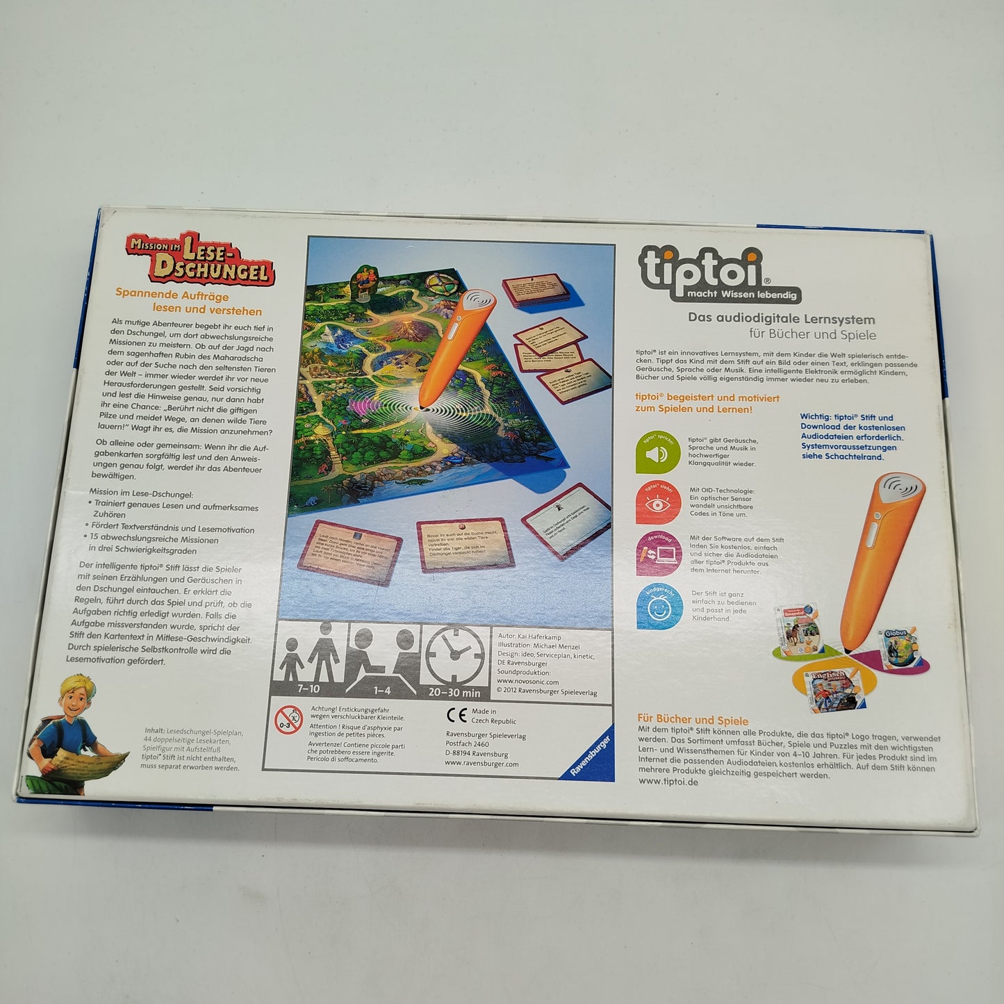 Ravensburger Tiptoi Lernspiel – Rund um die Uhr, OVP