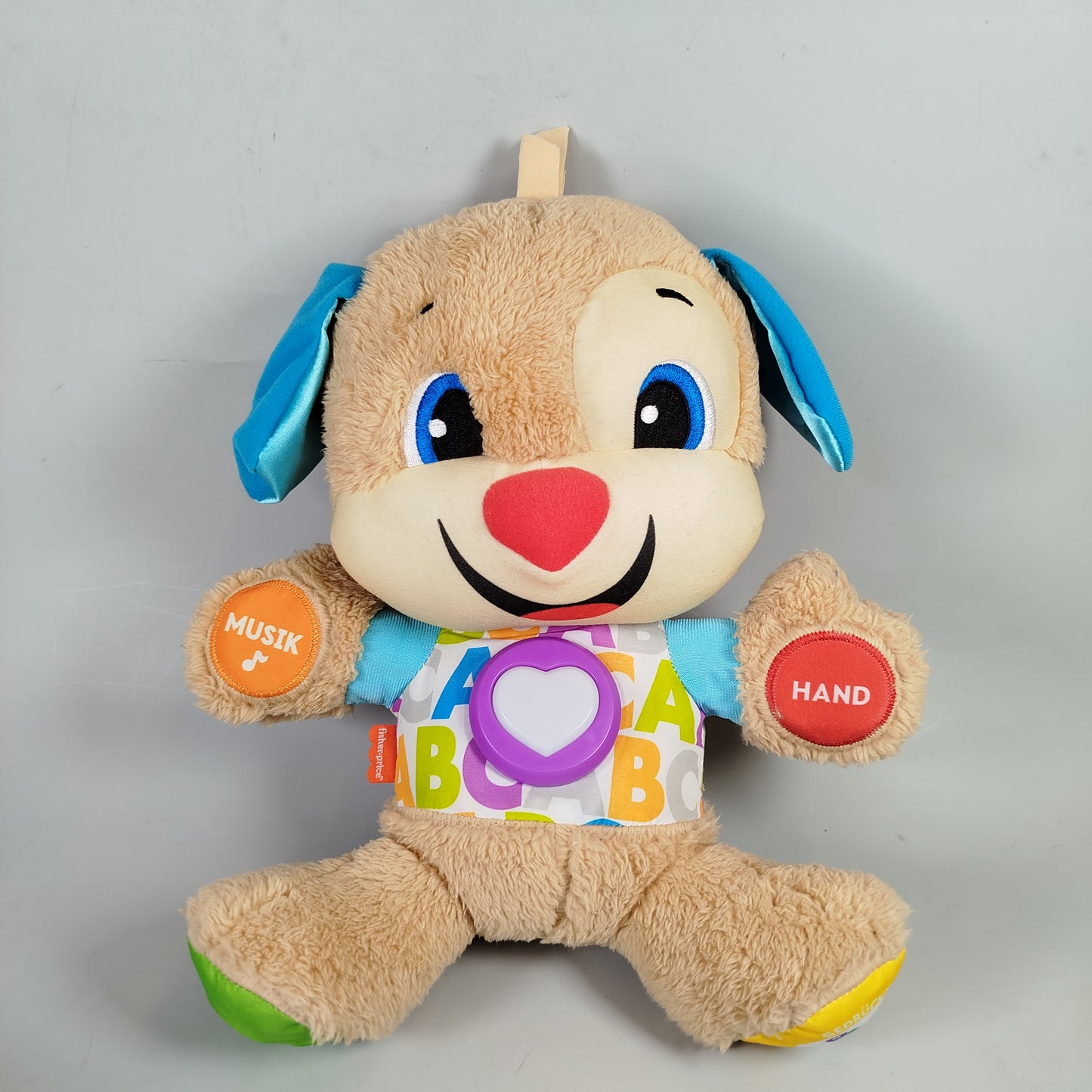Sofftier baby Puppe, Lernhund & Prinzessinnen-Puppe