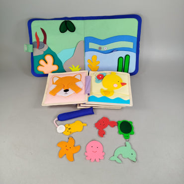 Jolly Designs Stoff-Aktivitätsbuch, gebraucht, ab 3 4 5 Jahre | ✅ geprüft