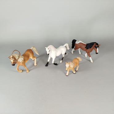 Schleich Pferdefiguren Set von 4 – wie neu