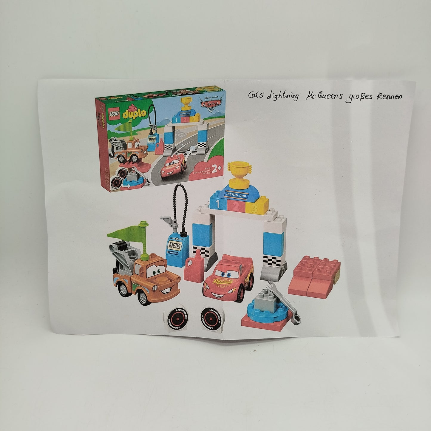 Lego Duplo Lightning McQueen Set, gebraucht, ab 2 3 4 Jahre | ✅ geprüft