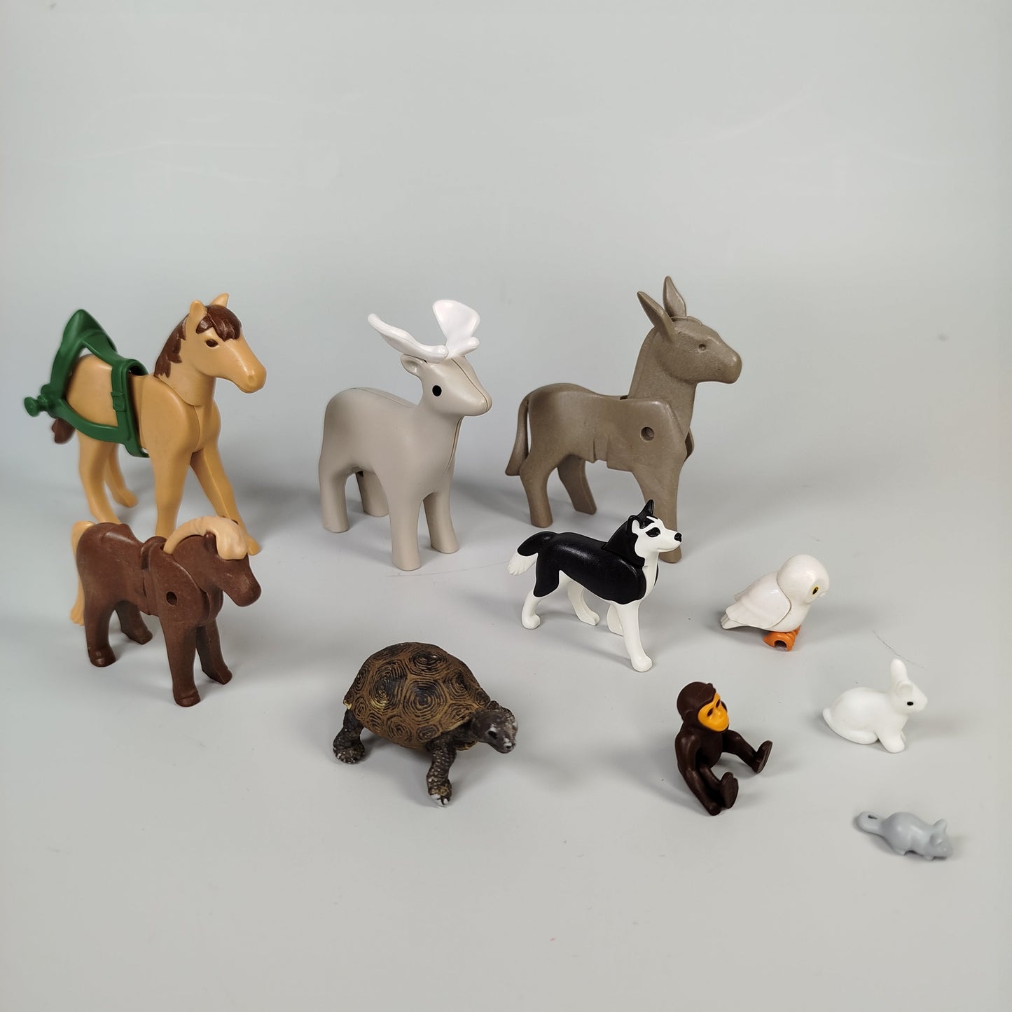 Playmobil Tierfiguren-Set - Bauernhof & Wildtiere - 10-teilig