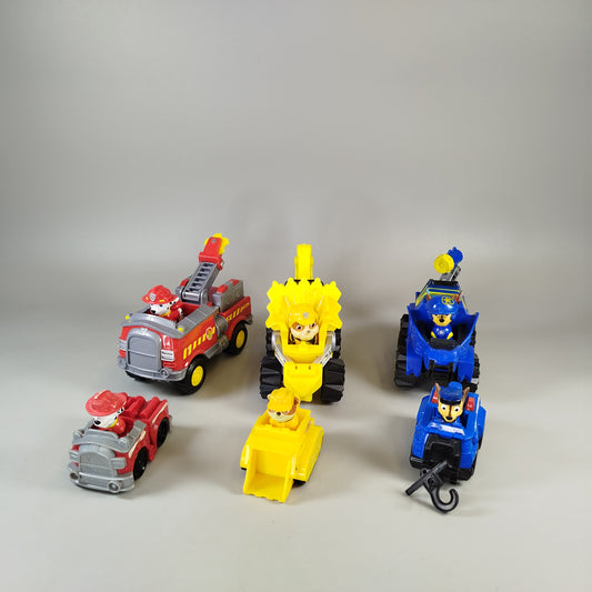 PAW Patrol Fahrzeugset – Set von 6 Fahrzeugen, wie neu