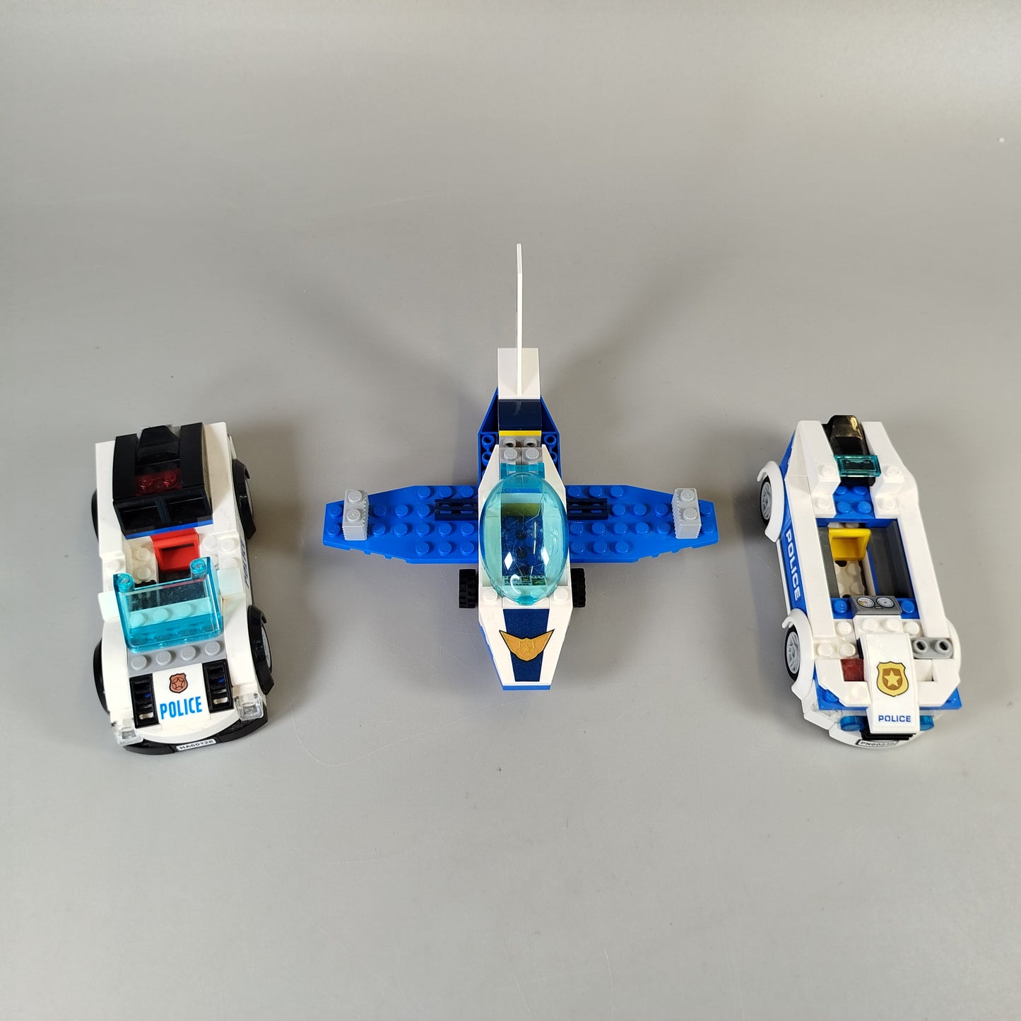 LEGO City Polizeifahrzeuge & Flugzeug - Set von 3