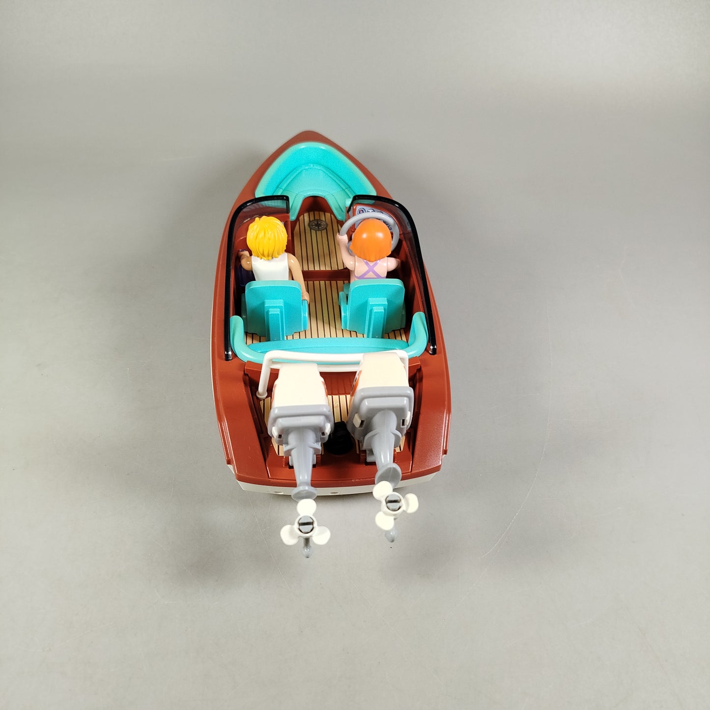 Playmobil 🙂🏠 Motorboot mit 2 Figuren, gebraucht, ab 3 4 5 Jahre | ✅ geprüft