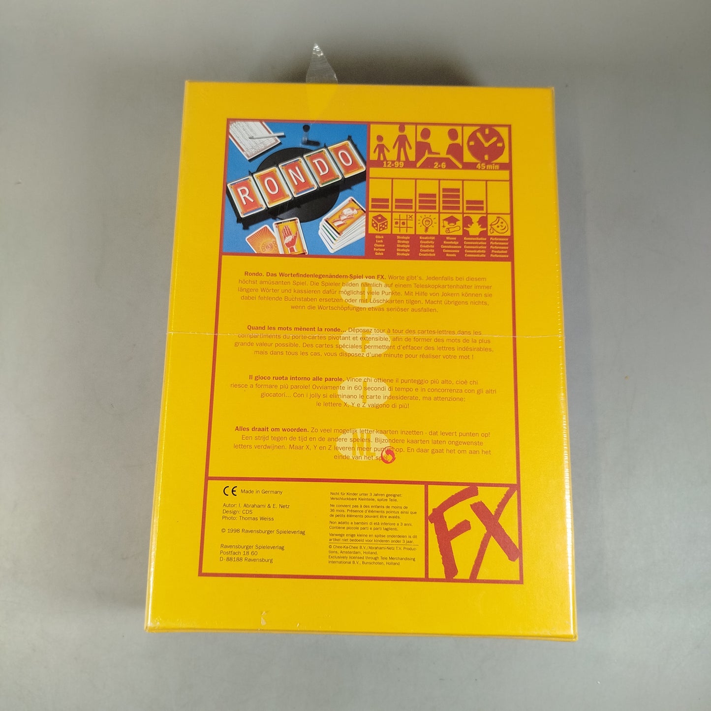 Ravensburger FX Rondo 🤔🔍 Brettspiel, Neu, ab 10 11 12 Jahre | ✅ geprüft