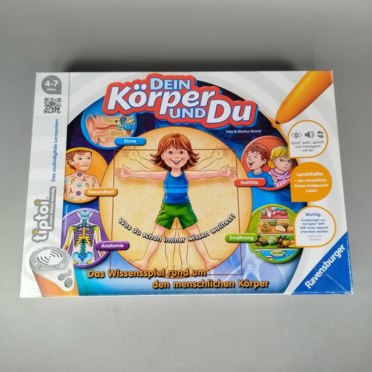 Ravensburger tiptoi Dein Körper & Du 00560 Lernspiel