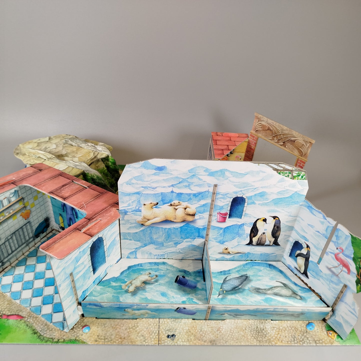 Ravensburger Tiptoi Lernspiel - Tier-Set ZOO, Lernwelt 3D
